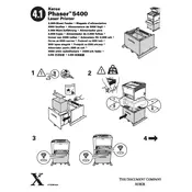 Xerox Phaser 5400 2000-Sheet Feeder Printer manual cover