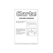 Clarke 7637718 CWB1500D Engineer Workbench Drawer manual cover