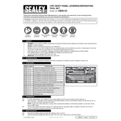 Sealey CB50.V2 Tool Set manual cover