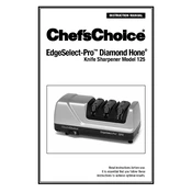 Chef's Choice 125 EdgeCraft EdgeSelect-Pro Sharpener manual cover