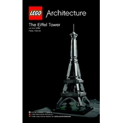 LEGO The Eiffel Tower 21019 Construction Set manual cover