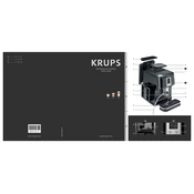 Krups EA880851 Coffee Machine manual cover