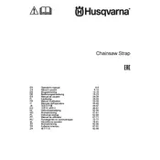 Husqvarna Chainsaw Strap Chainsaw manual cover