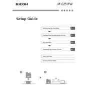 Ricoh M C251FW Printer manual cover