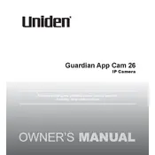 Uniden Guardian App Cam 26 Camera manual cover