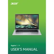 Acer Aspire 3 Intel A314-36P-360X Laptop manual cover