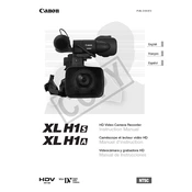 Canon XL H1S manual cover