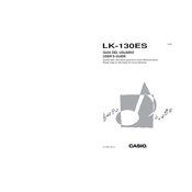 Casio LK130ES Keyboard manual cover