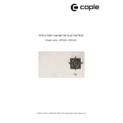 Caple C895IBK Hob manual cover