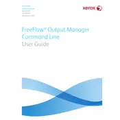 Xerox FreeFlow Output Manager Command Line Ver.8.0 Software manual cover