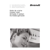 Brandt AD875XE1 Hood manual cover