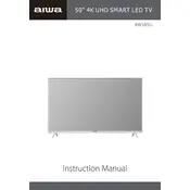 Aiwa AW505U TV manual cover