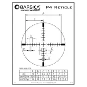 Barska P4 Reticle manual cover