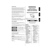 Honda GX240 2021 Engine manual cover