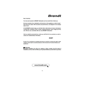 Brandt VH600JE1 Dishwasher manual cover