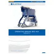 Blastrac BDC-454 Dust Collector manual cover