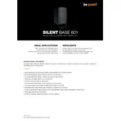 be quiet! Silent Base 601 Orange Case manual cover