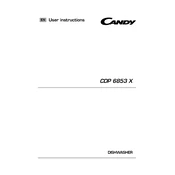 Candy CDP 6853 K manual cover