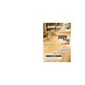 Can-Am DS 450 EFI X xc 2009 Vehicle manual cover