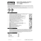 Sealey 2100TB Trolley Jack manual cover