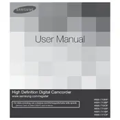 Samsung HMX-T10BP Camcorder manual cover