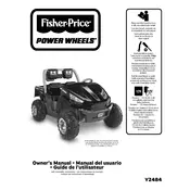 Power Wheels Mattel Kawasaki Teryx Y2484 Toy manual cover