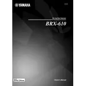 Yamaha BRX-610 Receiver manual cover