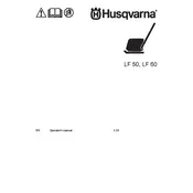 Husqvarna LF 50 Compactor manual cover