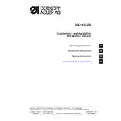 Dürkopp Adler 550-16-26 Sewing Machine