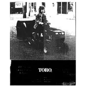 Toro Wheel Horse 32-12O502 Tractor manual cover