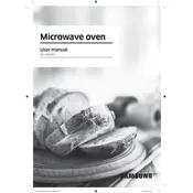 Samsung MS14K6000AG Microwave manual cover