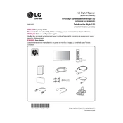 LG 98LS95D 98LS95D-B.AUS Signage manual cover