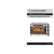 Cookworks 4234834 KWS1525R-F2U Oven manual cover