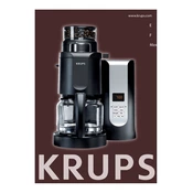 Krups KM700552 Coffee Machine manual cover