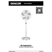 Sencor SFN 4070WH Fan manual cover