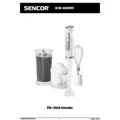 Sencor SHB 4260WH Blender manual cover