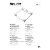 Beurer GS 14 Scale manual cover