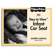 Fisher Price Mattel Stay-in-View Infant Car 79052 Seat manual cover