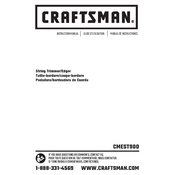 Craftsman CMEST900 Trimmer manual cover