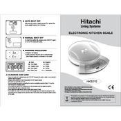 Hitachi HKS210 manual cover