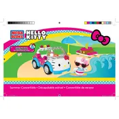 Mega Bloks Mattel Hello Kitty Summer CND58 Construction Set manual cover