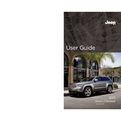 Jeep Grand Cherokee 2013 SUV manual cover