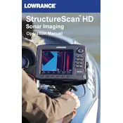 Lowrance StructureScan HD Transducer manual cover