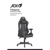 ADX ADXRACE19 FIREBASE Racing Chair manual cover