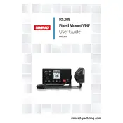 Simrad Navico RS20S Radio manual cover