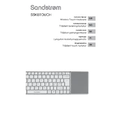 Sandstrom SSKBTOUCH manual cover