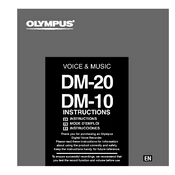 Olympus DM-10 manual cover