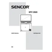 Sencor SPV 2920 DARK ROSE DVD Player manual cover