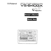 Roland VS-840GX manual cover