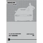 Sencor SCT 4055MR Radio manual cover